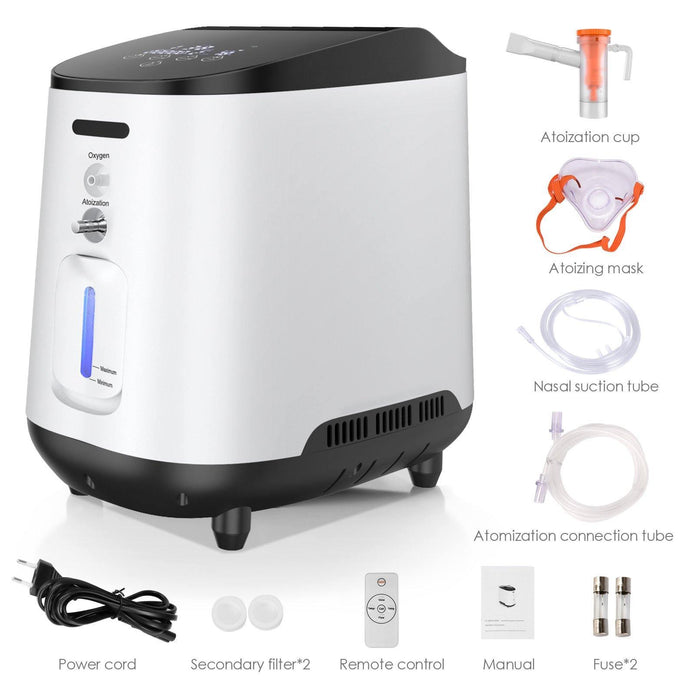 Brand New Home Oxygen Concentrator 1–7 LPM — Continuous Flow | RRT-Recommended