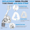 Premium CPAP Nasal Mask with Soft Silicone Cushion and Free Headgear for Better Sleep