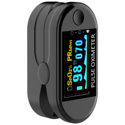 Fingertip Pulse Oximeter — SpO2 & Heart Rate Monitor | RRT-Recommended