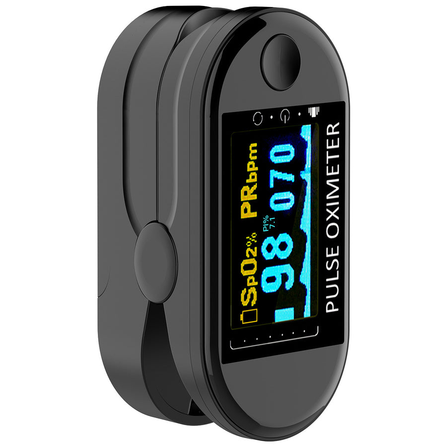 Fingertip Pulse Oximeter — SpO2 & Heart Rate Monitor | RRT-Recommended