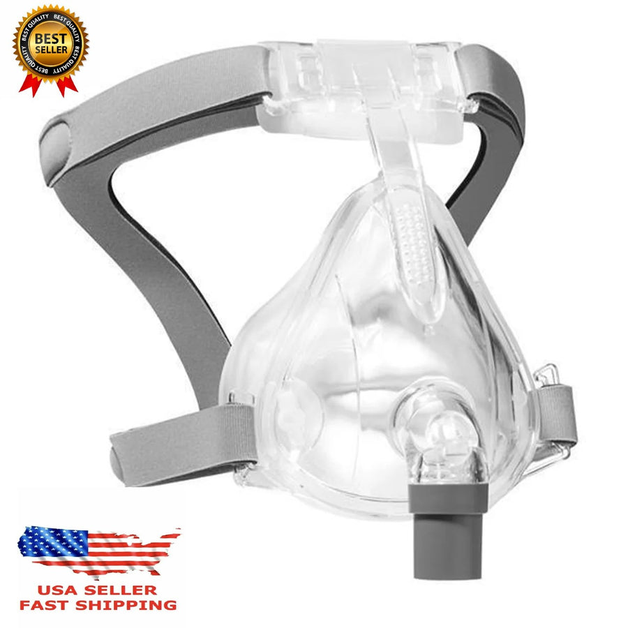 CPAP Full Face Mask Kit — Universal Fit, No Prescription Required | RRT-Recommended