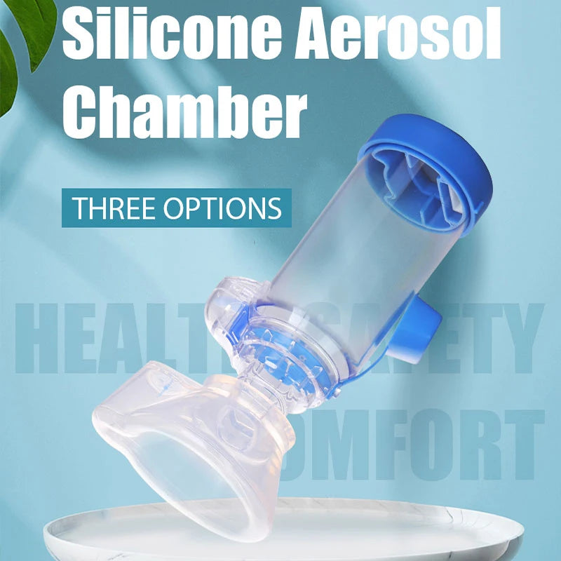 Professional Adult/Pediatric/Baby Asthma Spacer Inhaler Spacer Device Silicone Aerosol Cabin Surgical Supplies