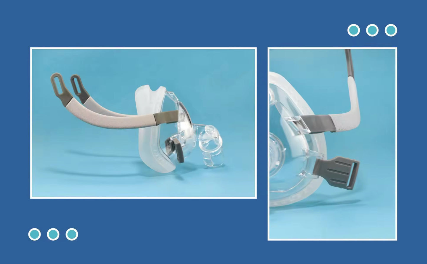 CPAP Mask Kit – Prescription Free | Unassembled Nasal Interface & Headgear | Fits Standard CPAP Tubing